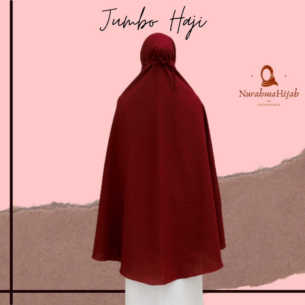 khimar super JUMBO HAJI Wolfis premium