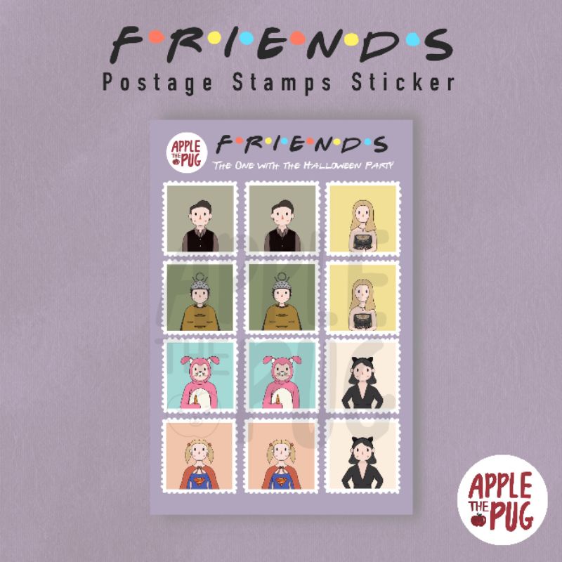 

Friends TV Show Postage Stamps Sticker