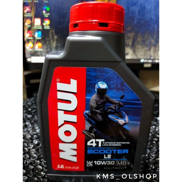 Oli Motul Matic 0.8 liter Scooter 4T LE SAE 10W30 dan 10W40 Pelumas mesin motor matic 800ml