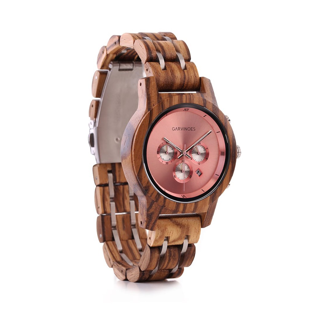  Jam  Tangan  Kayu  GARVINOES Cassia Pink Shopee  Indonesia