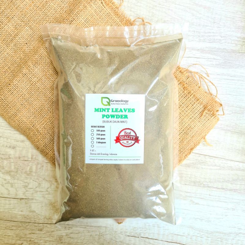 Daun Mint Bubuk / Mint Leaves Powder (1 kilogram) by Granology