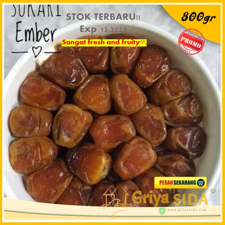 Kurma sukari al qosiim alqossim 800gr kurma raja sukari ember alqasim KING PREMIUM!