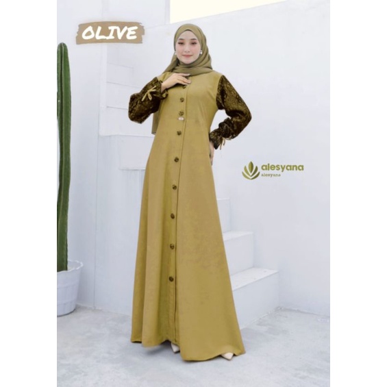 Zaviera Dress/ Dress simple/ ori Alesyana