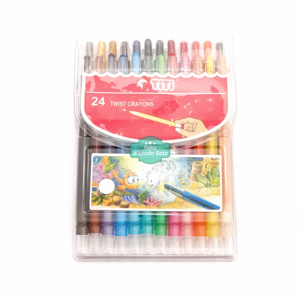 

Crayon Putar Titi Joyko 24 Warna Panjang 24 Twist Crayons TI CP 24T - 1 Set