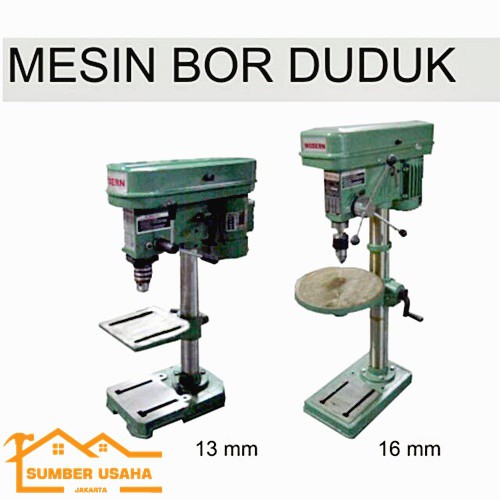 MESIN BOR DUDUK MODERN 16 MM / BENCH DRILL MODERN Model ryu 16MM ZJQ-4116 SUJ