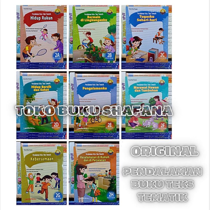 EDISI REVISI !!! BUKU PBT ( PENDALAMAN BUKU TEKS TEMATIK ) 2A 2B 2C 2D 2E 2F 2G 2H YUDHISTIRA K-13 KELAS 2 SD