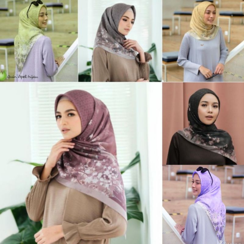 HIJAB SEGIEMPAT MOTIF // LAPYU Quins