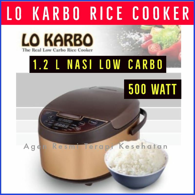 LO KARBO Low Carb Rice Cooker Low Carbo 500 Watt 1,2 Liter - Lokarbo