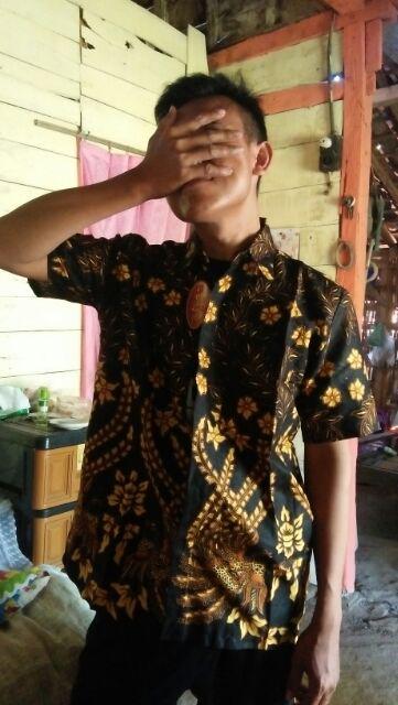 Kemeja Batik Pria/hem Batik Pria/baju Batik Modern Pria Ii Motif Mustika Ii Pbi