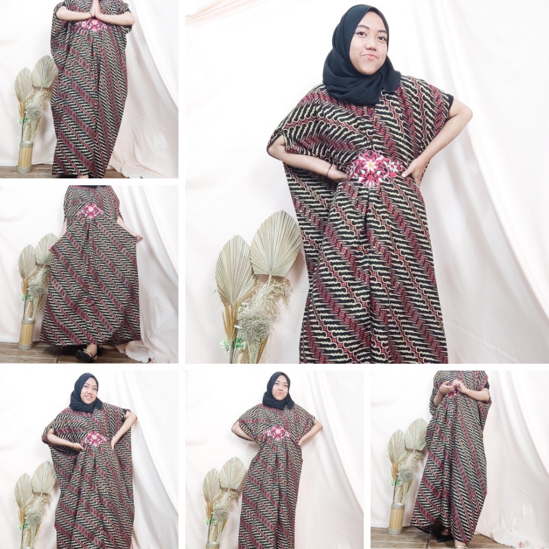 SB Collection Dress Maxi Lila Longdress Kaftan Gamis Jumbo Batik Wanita