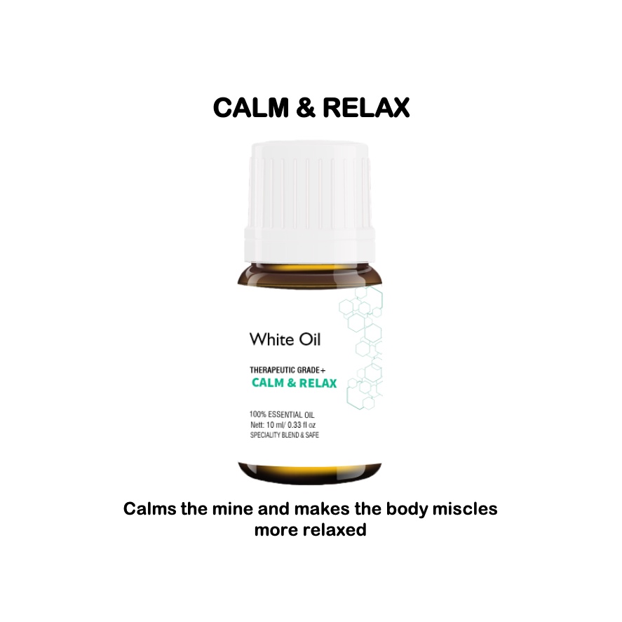 Calm &amp; Relax Essential Oil Aromaterapi By White Essential