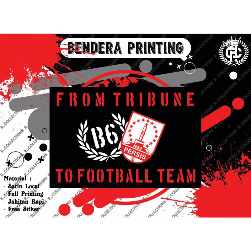 Bendera Printing / BENDERA PERSIS SOLO / Giant Flag / Mini Flag