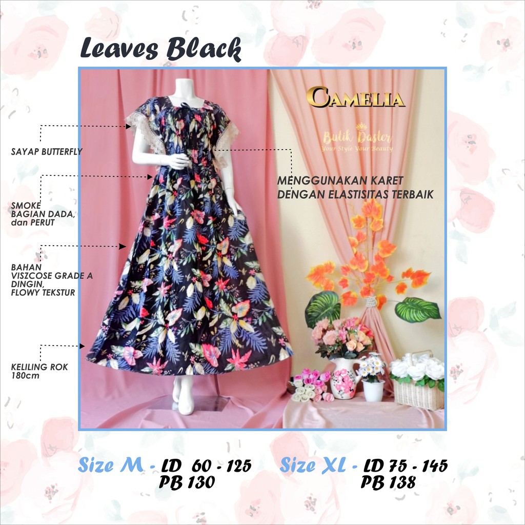 Butik Daster Camelia Homedress Gaun Rumahan Mewah Ala Princess