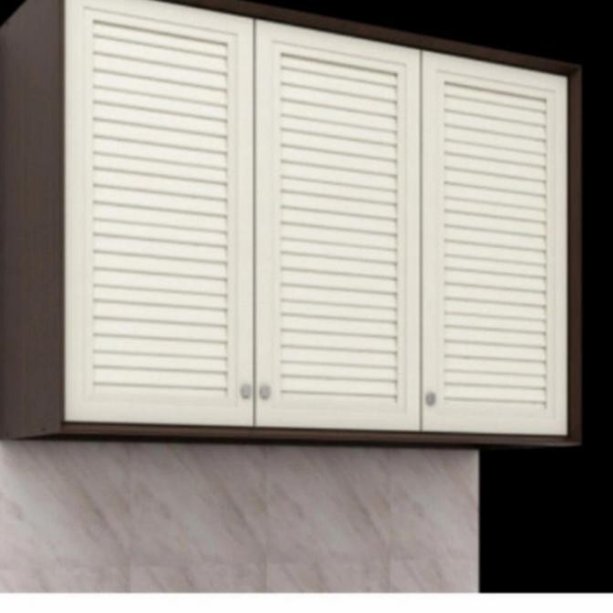 Rak Piring Lemari Gantung Dapur Kitchenset Atas 3 Pintu Vidanistoreid