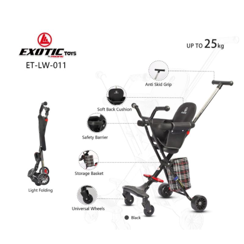 MAGIC STROLLER EXOTIC ET - LW007 KERETA DORONG EZZY STROLLER