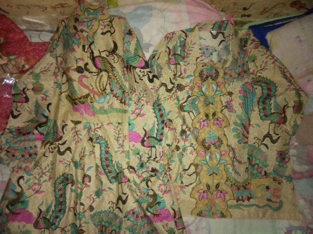 Batik Couple Keluarga Sania Ruffle Ori Ndoro Jowi Dnt Mataraman