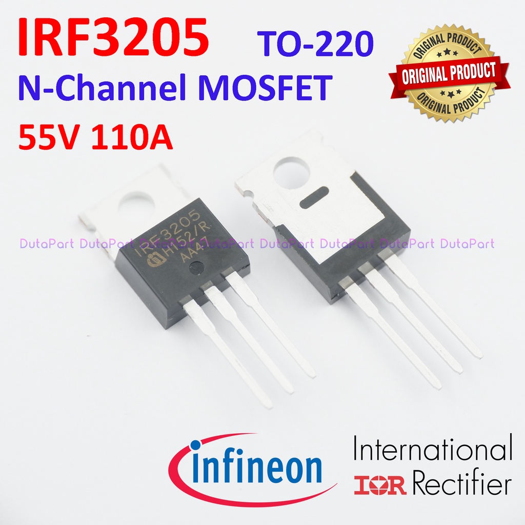 IRF3205 ORIGINAL INFINEON IRF 3205 IRF3205PBF 55V 110A NChannel MOSFET