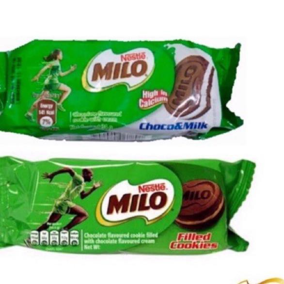 

『Launching』 Milo Cookies Sandwich Filled Chocolate Milk Singapore Biskuit Biscuit 34gr