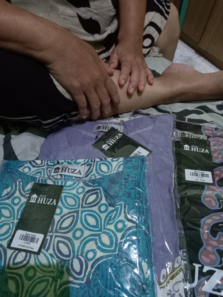 Lk Soft Clt Resl Batik Huza / Longdress Kelelawar Jumbo Batik Premium Pekalongan