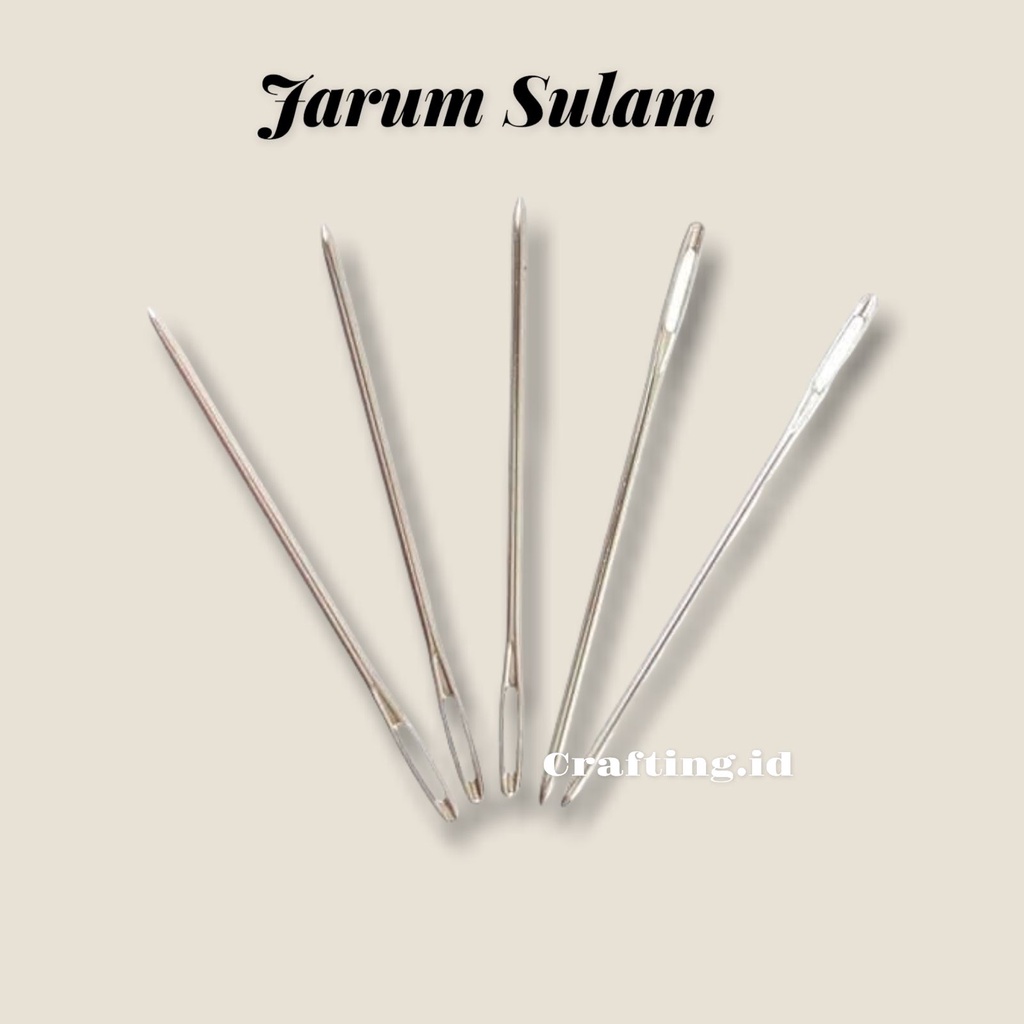 JARUM SULAM / JARUM KRISTIK / JARUM TUMPUL / JARUM LANCIP