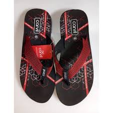 Carvil Weble Black Red Size 38-43 / Sandal Jepit Dewasa / Sandal Casual Ori/carvil jepit/carvil termurah