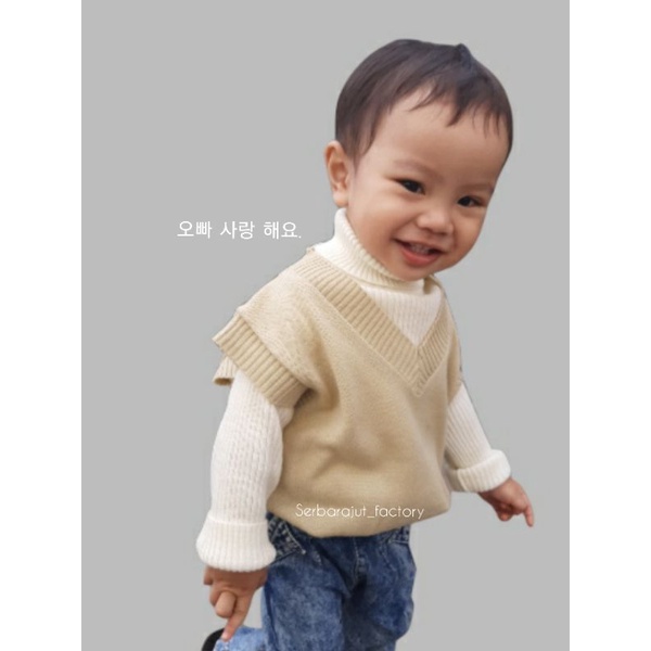 YEO VEST KIDS / Vest Rajut Anak / Rompi Anak