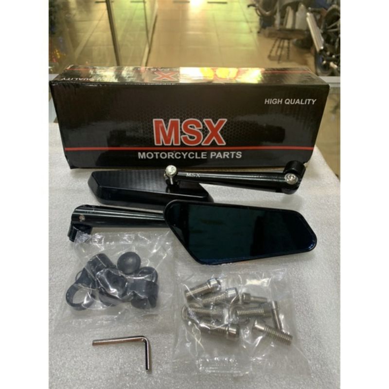 Spion Circuit Kaca Biru/Putih/Karbon Spion Variasi Sirkuit CNC Universal Nmax PCX Ninja CBR Vixion R