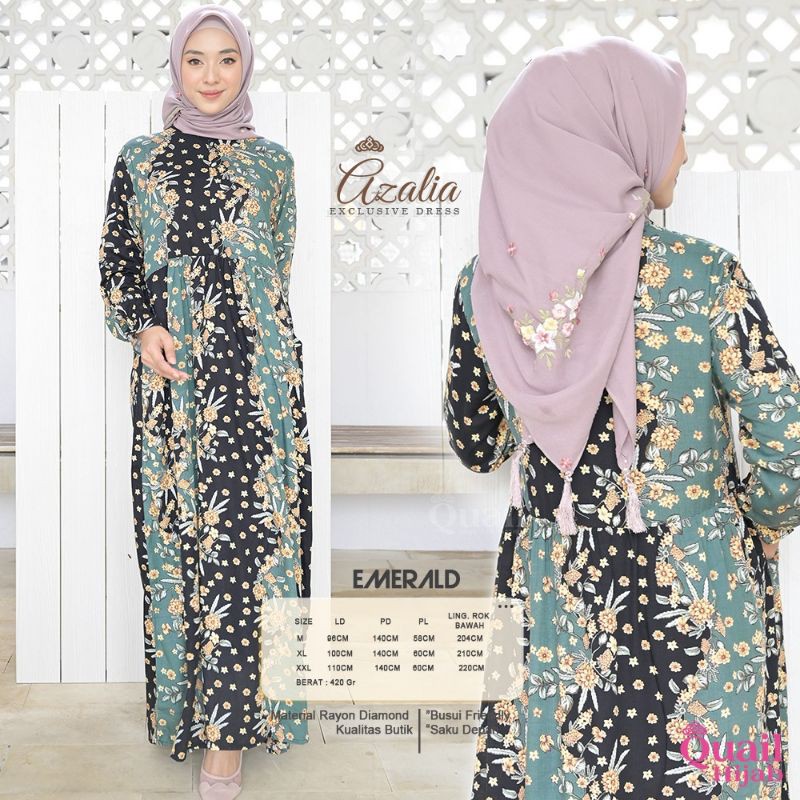 DRESS QUAIL HIJAB AZALIA