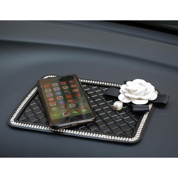 Antiselip Dashboard Mobil DAD Bunga Passion Flower Daisy Premium Import