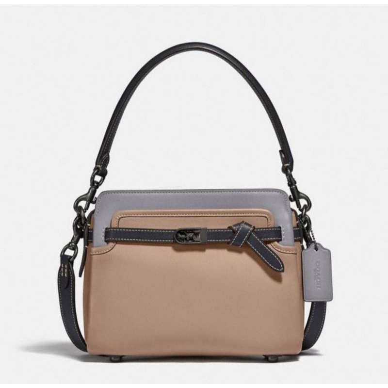 Coach Tate Carryall In Colorblock Taupe(C2586)