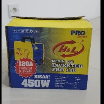 SALE... Mesin Trafo Las Pro H &L MMA 120A Inverter Welding