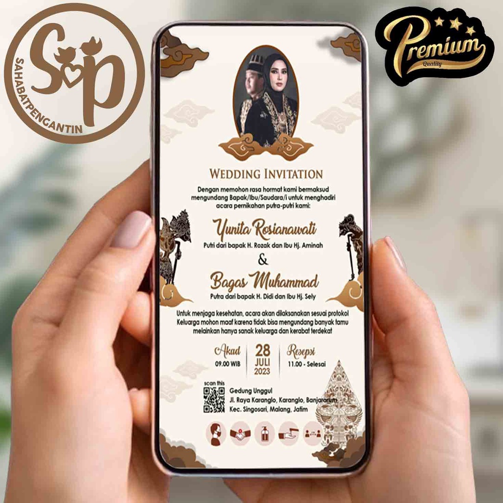 Undangan Digital Gambar Premium Jawa JPG/JPEG Desain 31
