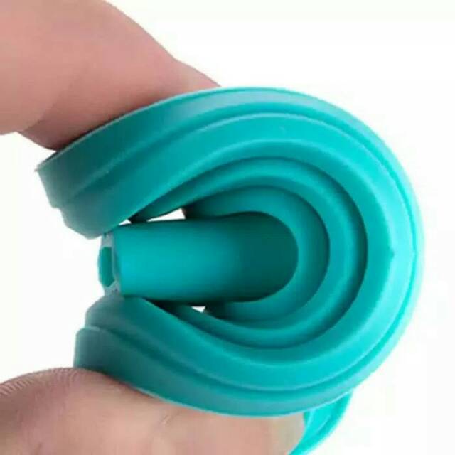 Corong air silicone flexible lipat portable silikon