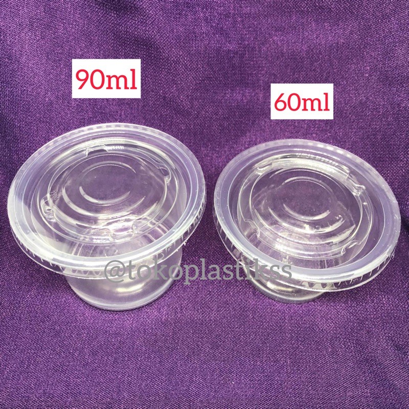 cup plastik agar / cup sambal / cup ice cream / cup rujak