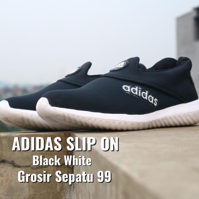 Kualitas 1 Sepatu Sneakers Adidas Tubular Slip On Slop Untuk Harian Pria Wanita -