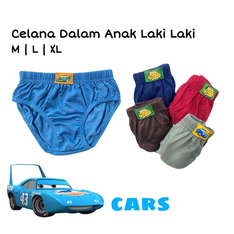 CD Celana Dalam Anak Laki Laki Cowok Cars Warna Gelap / CD Boxer Anak Laki Laki Cowok Murah Ken2