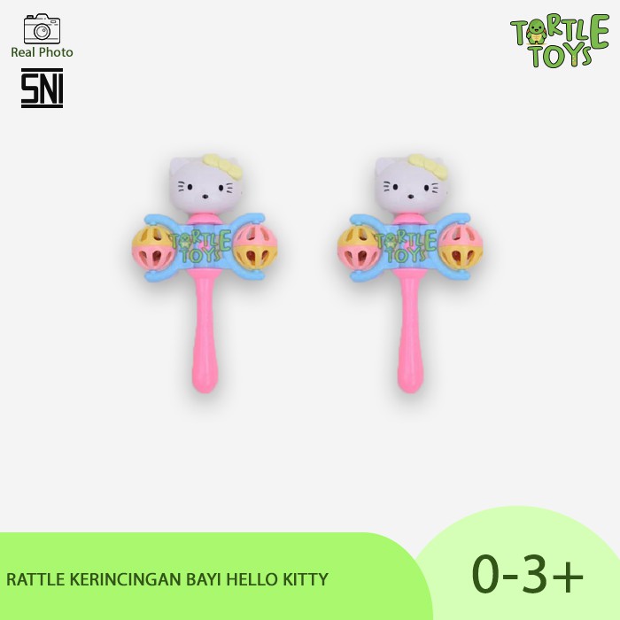 KERINCINGAN BAYI RATTLE KARAKTER HELLO KITTY MINNIE