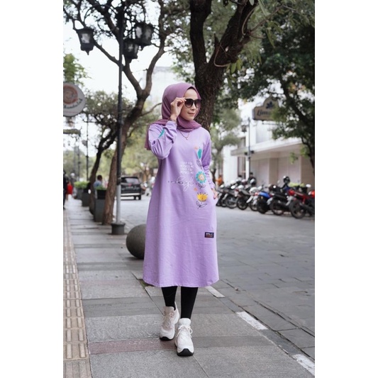 Midi tunik kaos panjang GYL Autentic