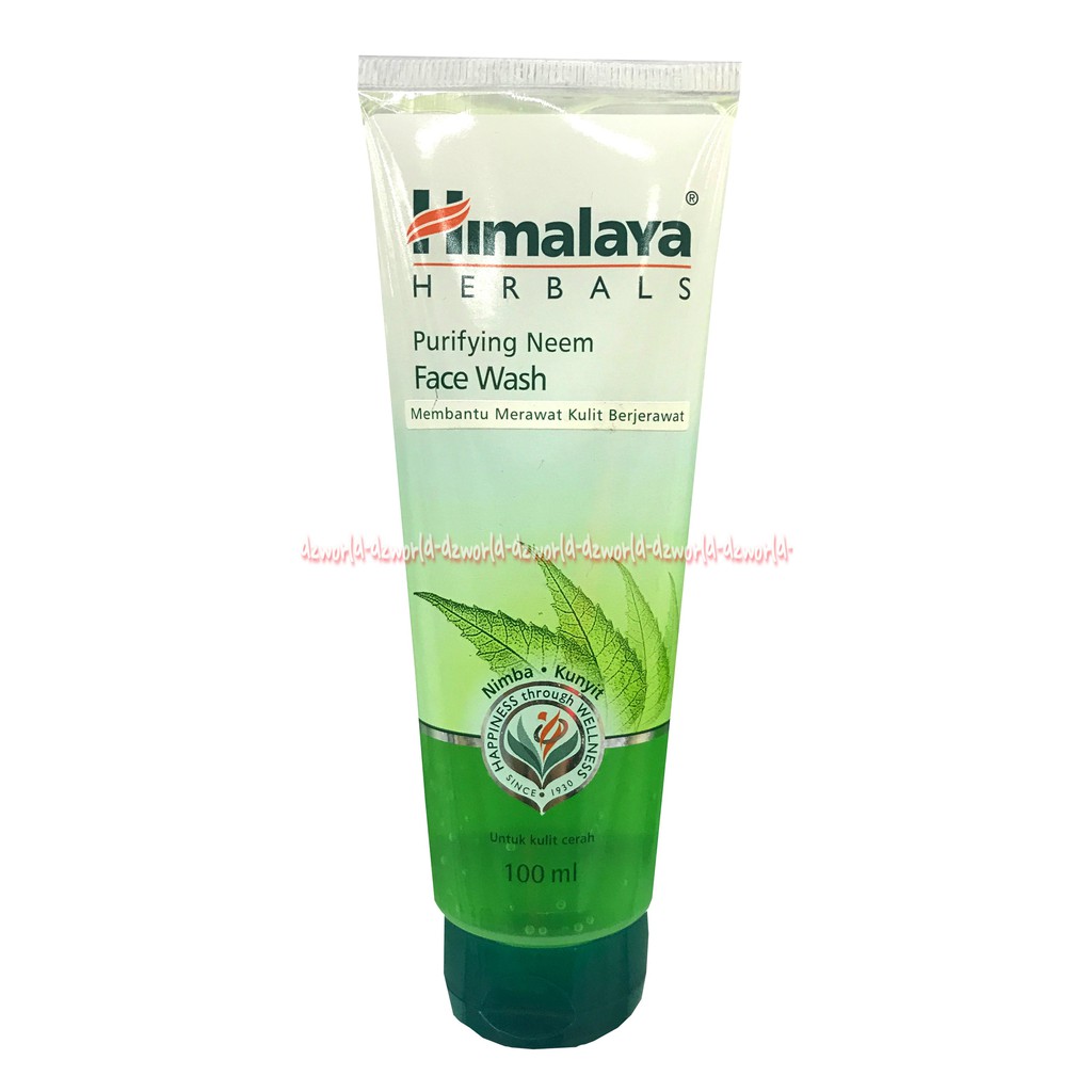 Himalaya Herbals Purifying Neem 100ml Face Wash Sabun Cuci Muka Pembersih Wajah Facewash Washing 100 ml