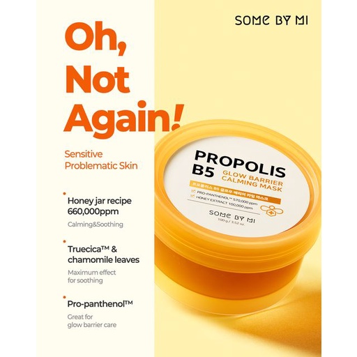 Somebymi Propolis B5 Glow Barrier Calming Mask - Some By Mi