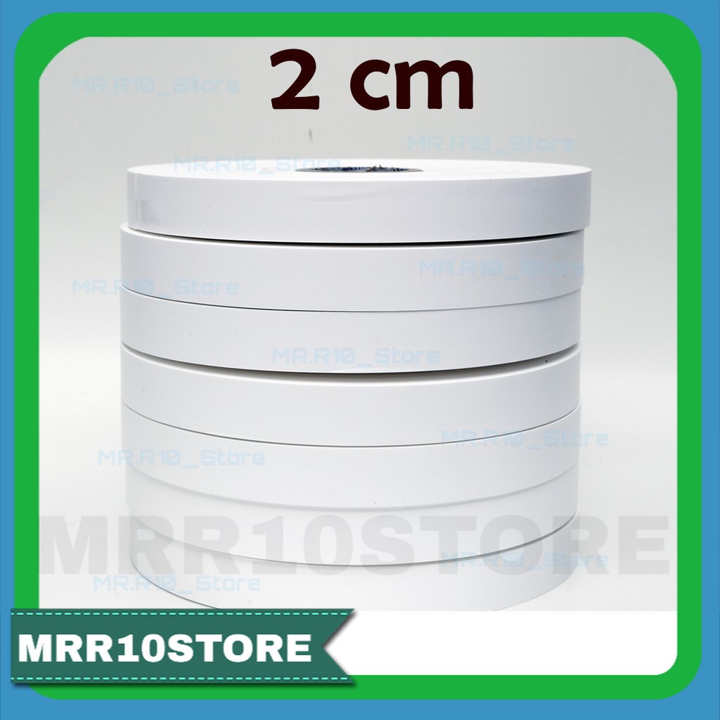 

Pita Laundry Taffeta Label Penanda Roll Kain Kertas 20 mm 2cm 200meter