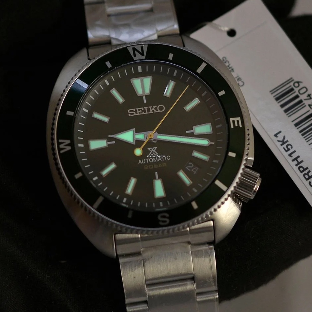 Seiko Prospex SRPH15K1 Tortoise Sapphire Green - Jam Tangan Pria SRPH15