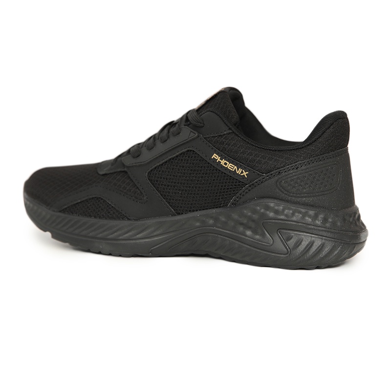 Phoenix Odysey Sepatu Running Pria - All Black