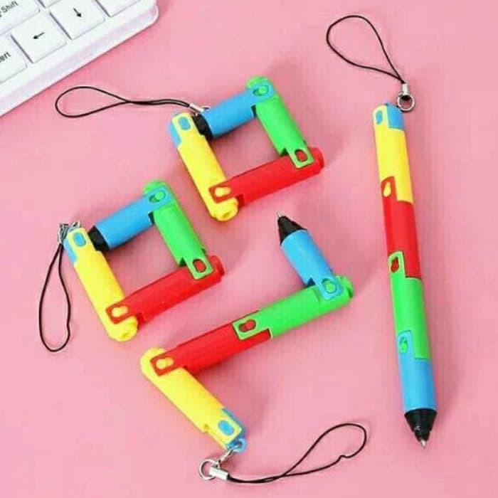 

Pena Lipat Warna Warni Pulpen Bolpoin Pen Lucu Unik Colour ATK Anak Sekolah