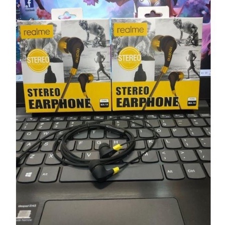 HF STEREO EARPHONE HEADSET REALME NEW HD SOUND EXTRA BASS MA-14