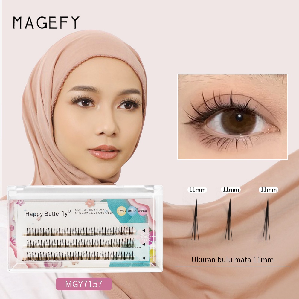 Paket Eyelash Extension Bulu Mata Tanam Tipe A Eyelash Extension EXTRA 11mm 7157 Kecantikan Set