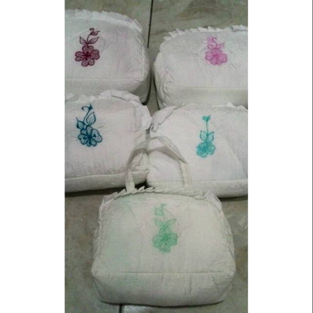 Mukena parasut terusan bordir LK