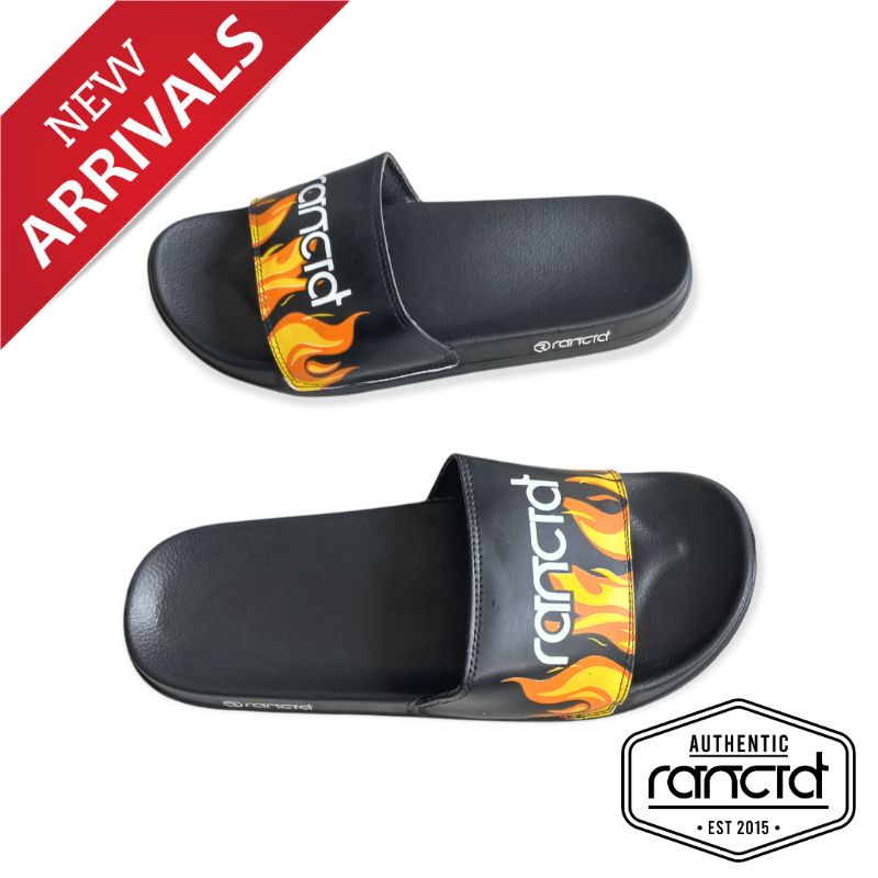 RANCID sandal selop slide slip on fire