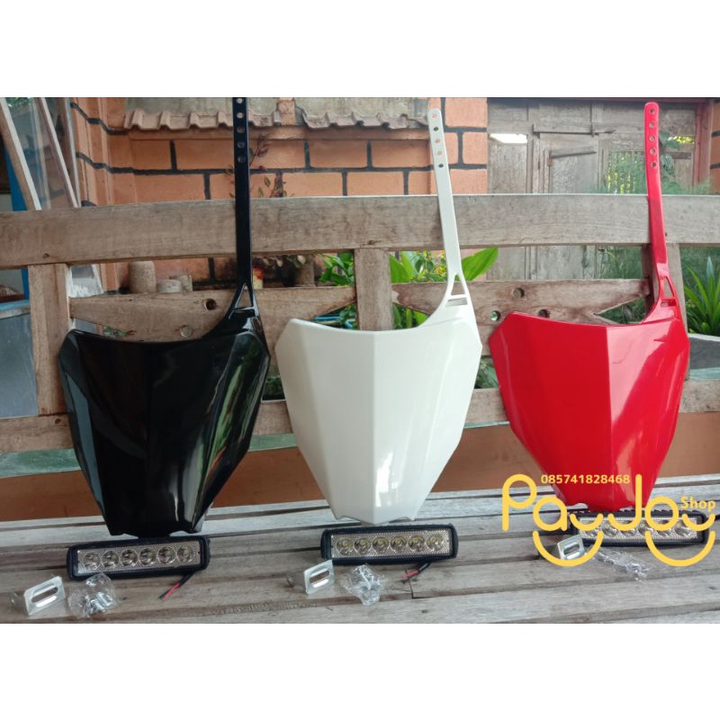 papan crf 250/450 set lampu pnp klx crf dtracker supermoto