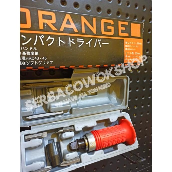 obeng ketok putar/vesel orange